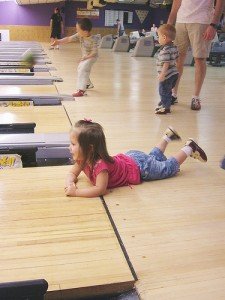 girl in lane