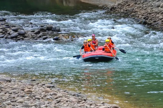 White water rafting in Northern California
