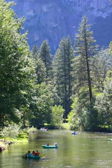 Yosemite white water rafting