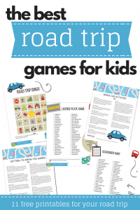 Road Trip Games &amp; Car Activities for Kids - Free Printable Game Ideas