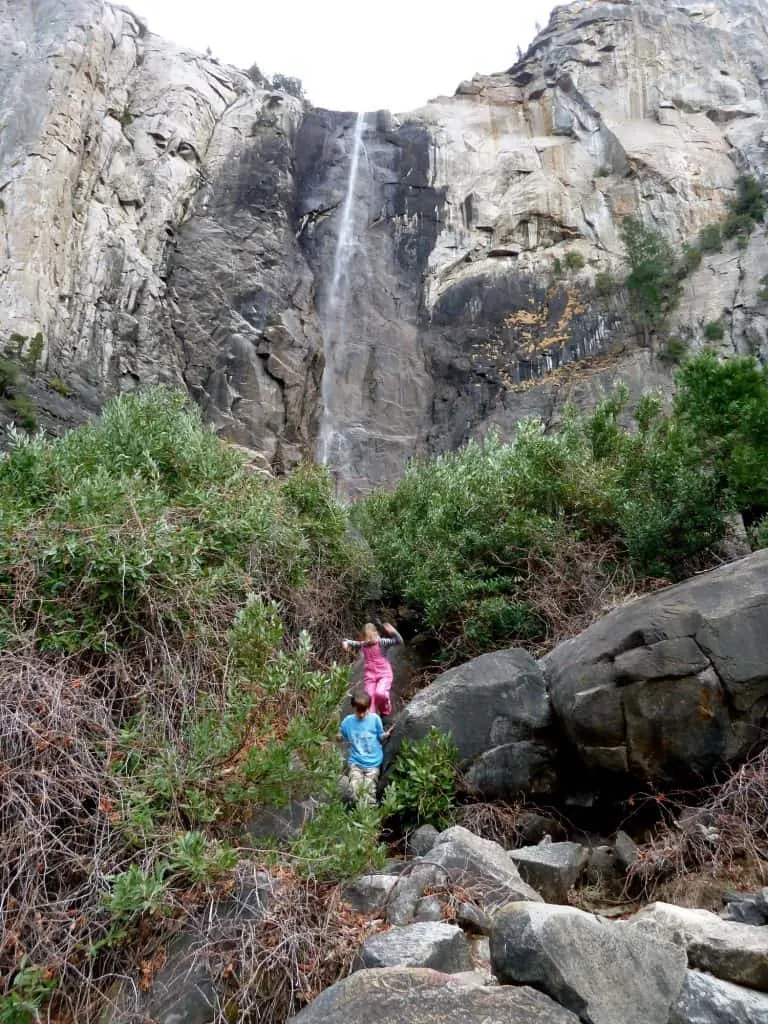 Bridalveil Falls in Yosemite Valley