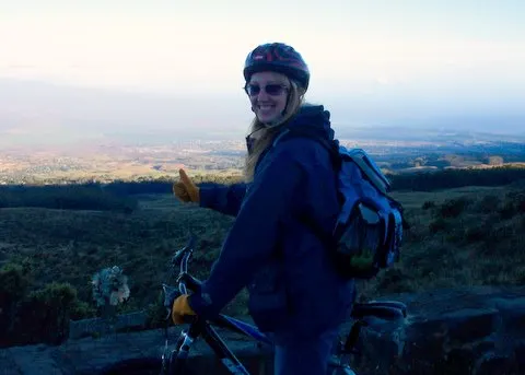 Bike down the mountain at Haleakala