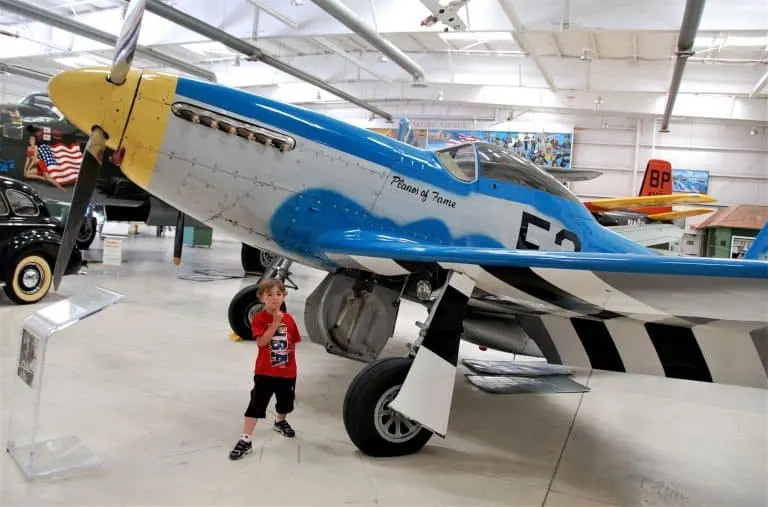 Visit the Palm Springs Air Museum with kids