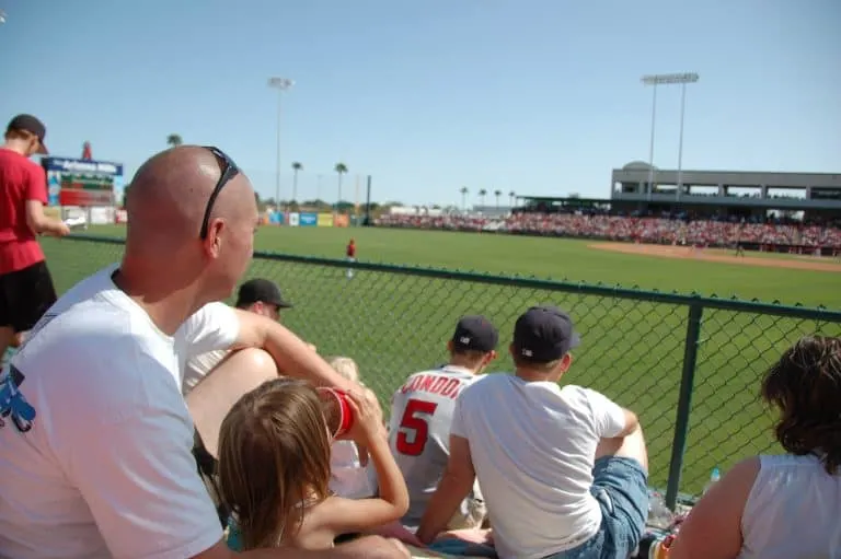 Things to do in Arizona with kids include enjoying Spring Training