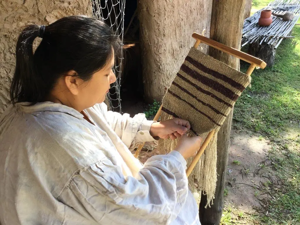 Learning about Native American culture at the cherokee heritage center is one of the great things to do in Oklahoma with kids