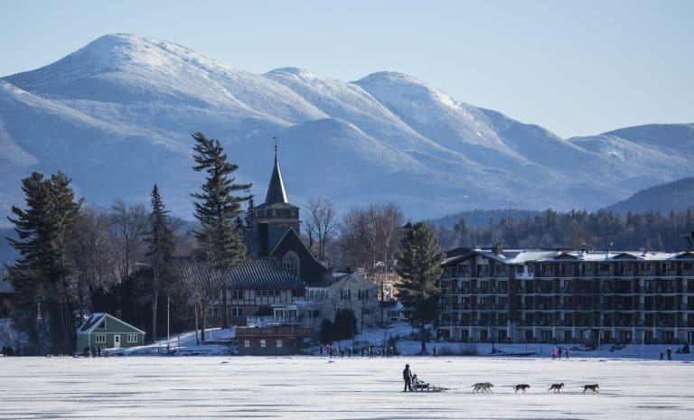 things to do in New York State including stopped at Lake Placid to visit the Olympic facilties