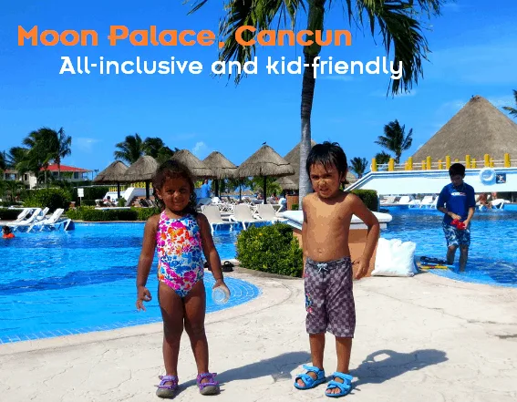 Moon Palace Golf & Spa Resort in Cancun is all-inclusive (can include private childcare depending on your room) and kid-friendly.