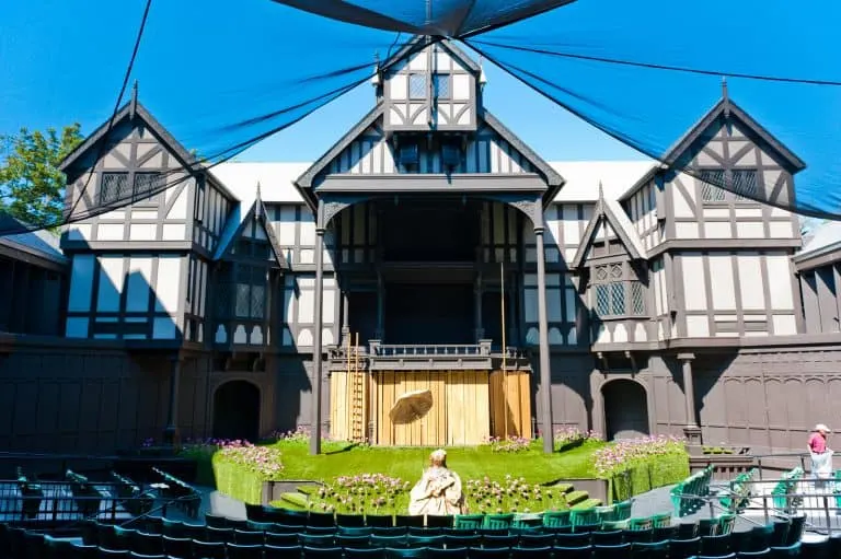 The stage at the Oregon Shaekspeare Festival