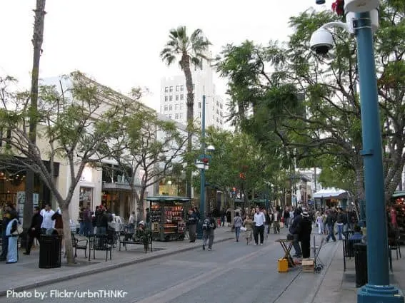 Third Street Promenade Santa Monica Family things to do with kids in Santa Monica