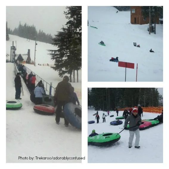 Snow Play with Kids: Tubing at Mt. Hood