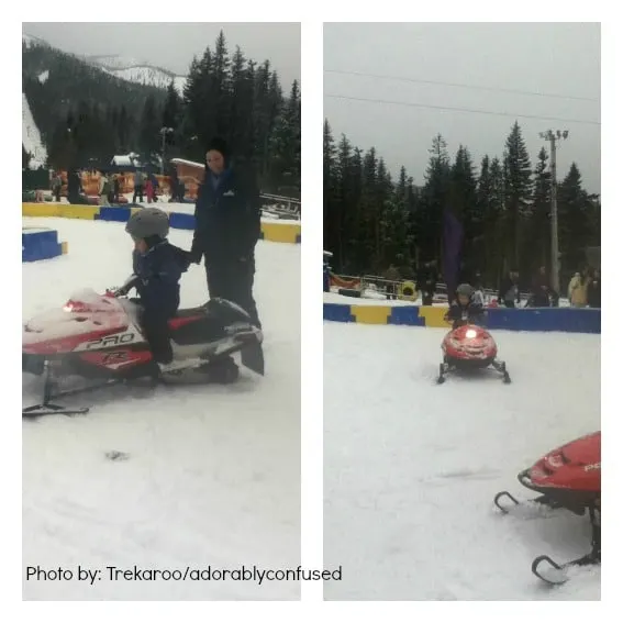 Snow Play with kids Frosty's Playland at Mt. Hood