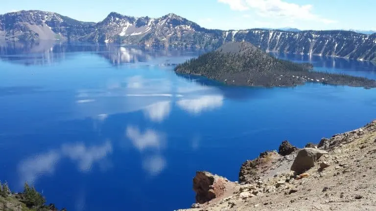 One of the best things to do in Oregon with kids is visit Crater Lake