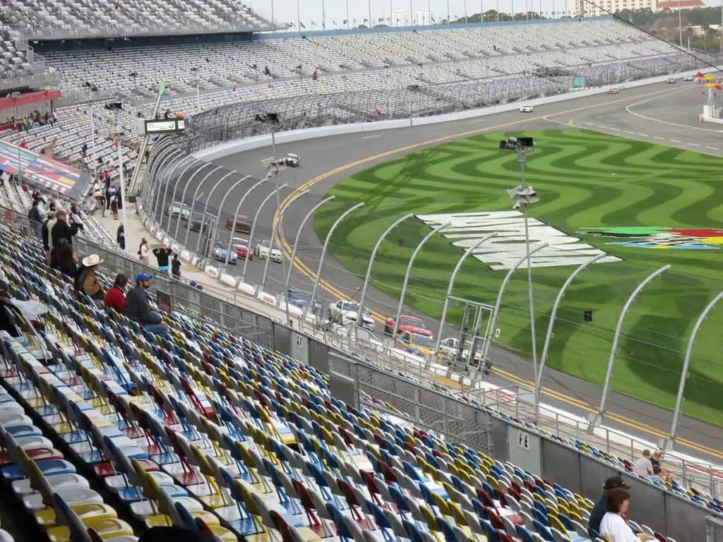 Daytona speedway is one of the fun things to do in Florida with kids