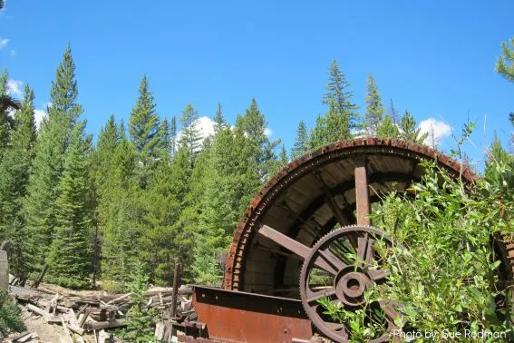 Preston Mill Ghost Town summer in breckenridge