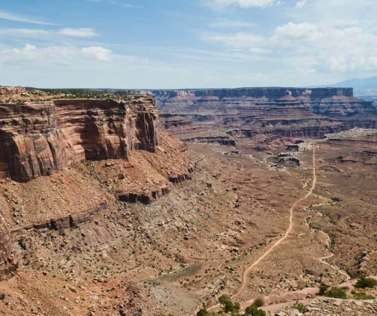 Desert national parks include Canyonlands