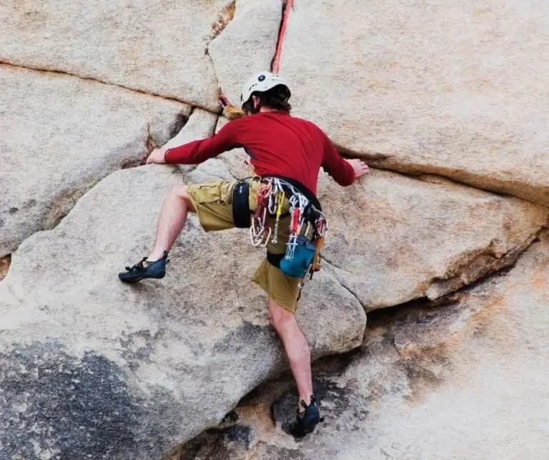 rock climbing in Joshua Tree