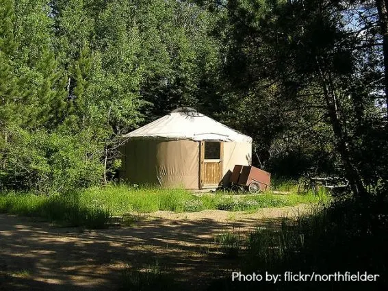 Yurt Camping Photo by: Flickr/northfielder