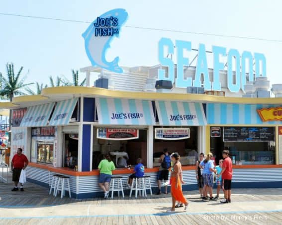 family friendly restaurant, kid friendly dining, wildwood, NJ, New Jersey, boardwalk, seafood