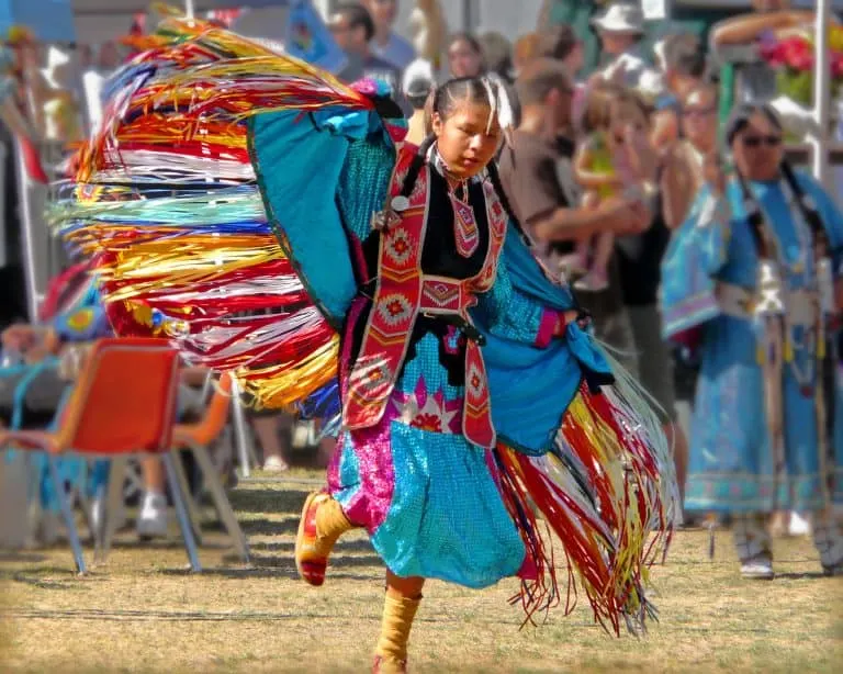 traditional native american dancer