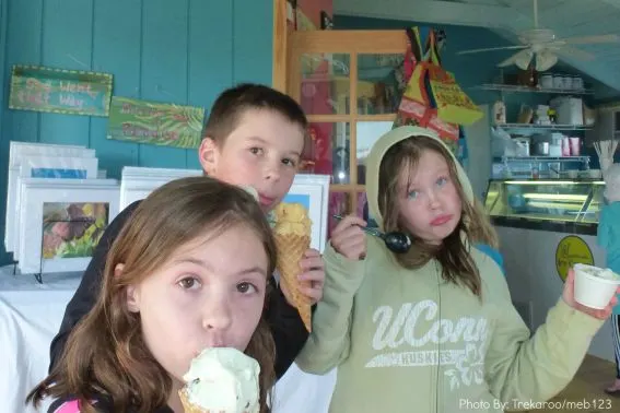 kid friendly north captiva ice-cream