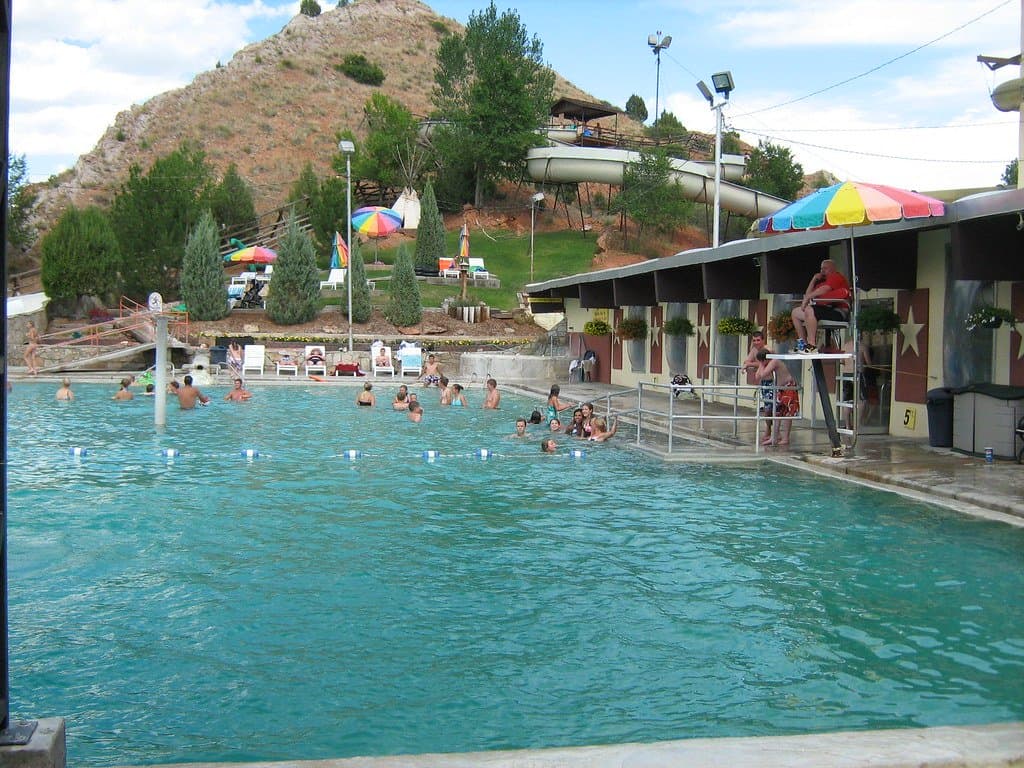 star plunge is a great place to visit ion a Wyoming family vacation