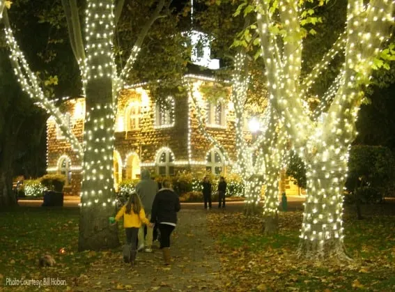 Lighting of the Snowmen at Cornerstone Sonoma