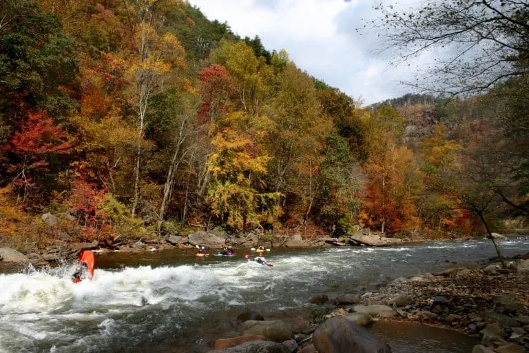 Kayaking in Tennessee on a family vacation