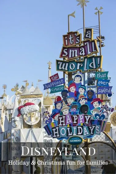 Christmas and Holiday fun for families at Disneyland and Disney California Adventure