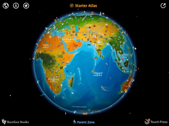 Barefoot Atlas kids apps