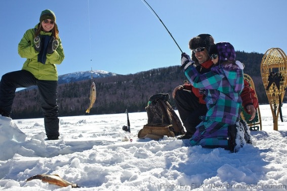 Winter Activities in Michigan: Ice fishing