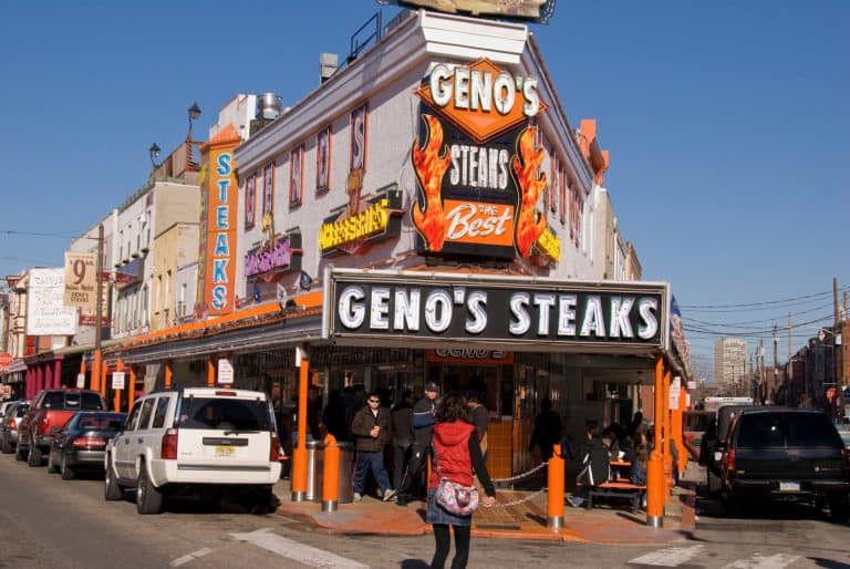 Philly cheesesteak at Geno's