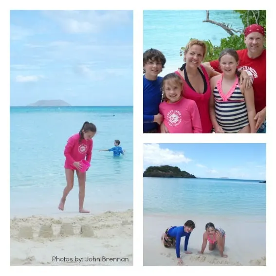 Beaches with family St. John