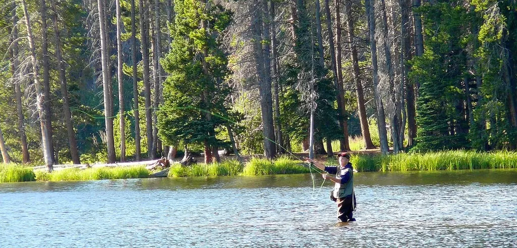 fishing rocky mountain national park photo