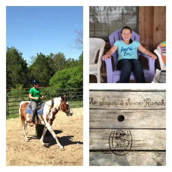 riding horses at Sugar and Spice Ranch