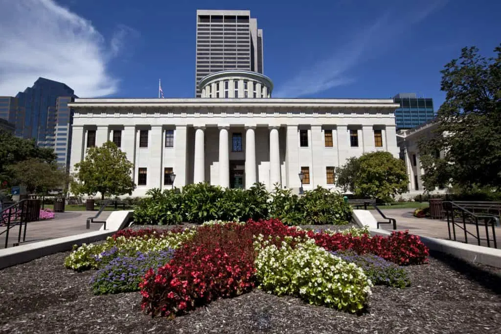 Ohio Statehouse in Columbus Ohio