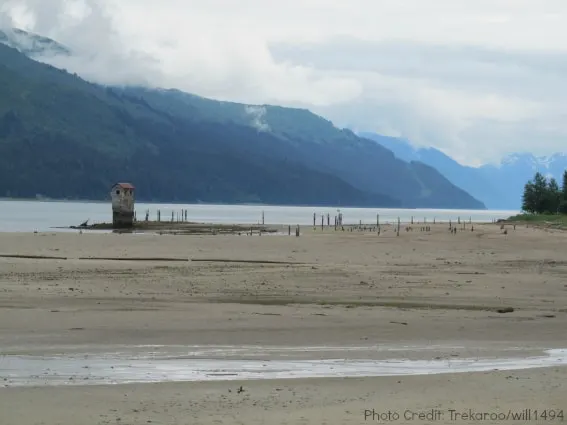 Juneau-Douglas tidal beach