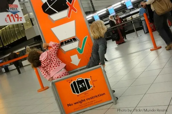 Kids international travel 1 airport