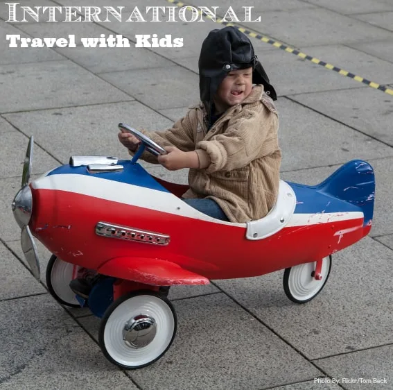 Kids international travel 