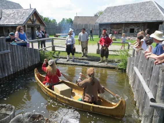 sainte-marie-among-the-hurons-waterway demonstration