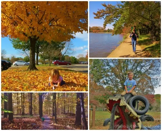 Fall Kids Outdoors Tidal Basin Appalachian Mountains