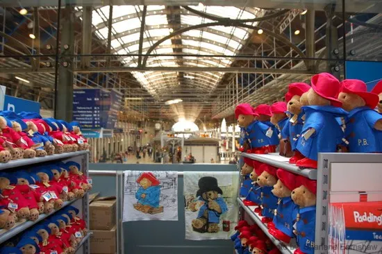 Wondering Where to see Paddington Bear in London? The Paddington Station store is a best bet