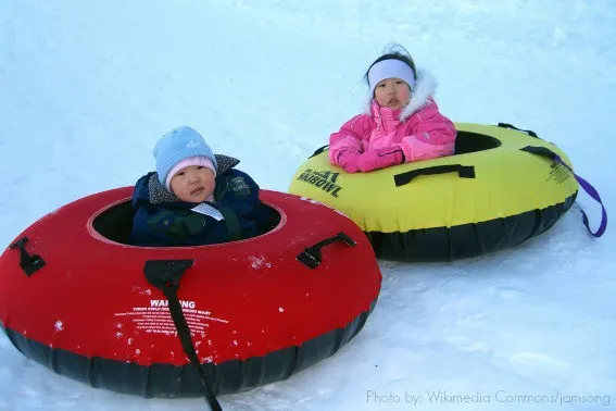 snow tubing