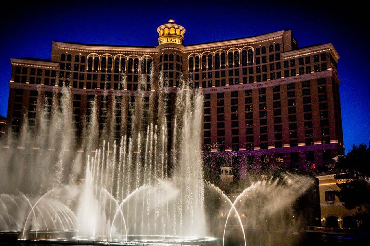 Bellagio Fountains are things to do in Las Vegas with kids
