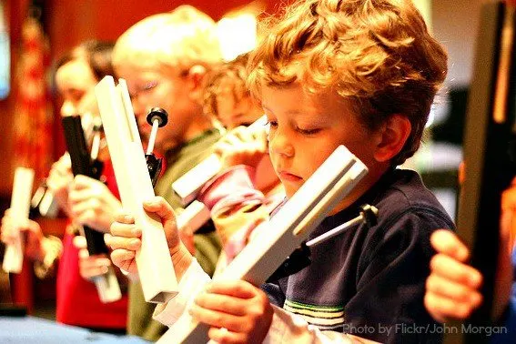 Exploring Music with Kids - Playing Instruments