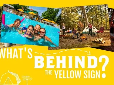 KOA Family Camping: “What’s Behind the Yellow Sign?”