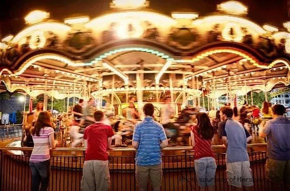 Best Amusement Park Young Kids Hersheypark carousel
