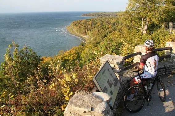 Biking in Door County