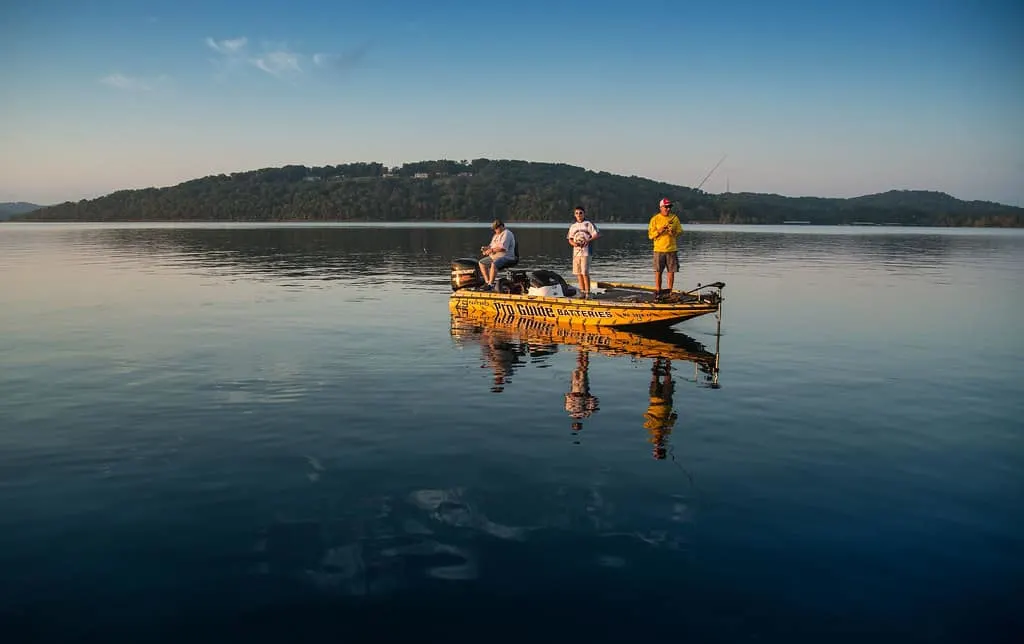 Fishing at table rock lake is one of the great things to do in Branson