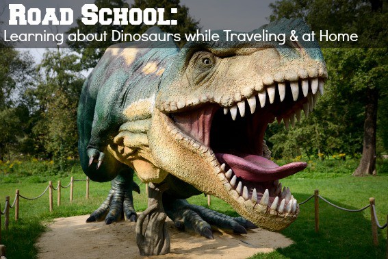 Road School Learning About Dinosaurs While Traveling And