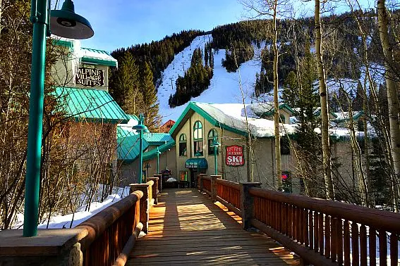 Beginner Skier at Taos Ski Valley Village 